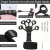 Grip Strength Trainer Kits Forearm Strengthener with Adjustable Resistance Strengthener Set Finger Strengthener Hand Gripper.