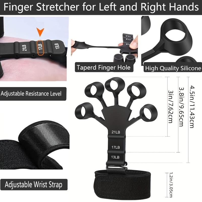 Grip Strength Trainer Kits Forearm Strengthener with Adjustable Resistance Strengthener Set Finger Strengthener Hand Gripper.