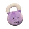 Soft Plush Kettlebell Shape Throw Pillow Toy For Newborns Infant Sensory Development Safe Gift