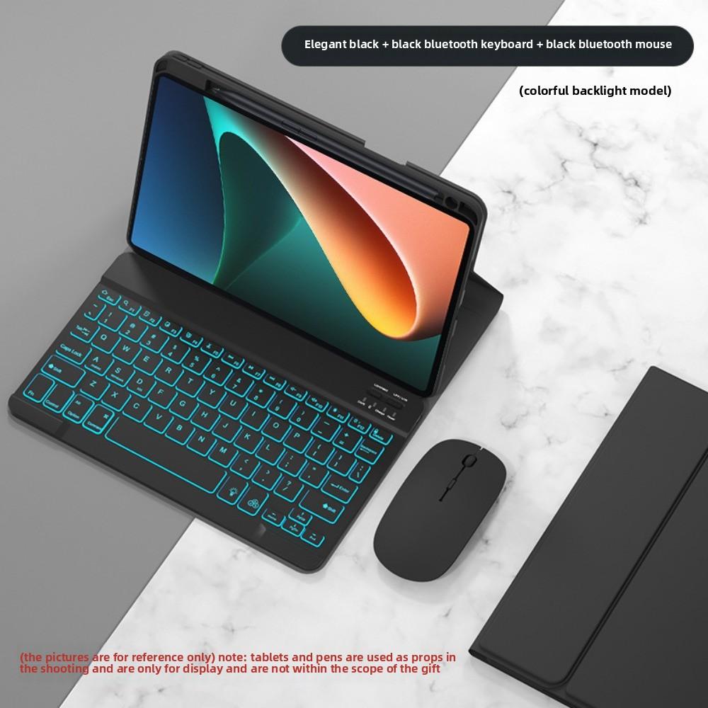 Leder-Tastaturhülle für Xiaomi Pad 7 7Pro Redmi SE mit Stifthalterung Magnetisch 11 Zoll Bluetooth-Tastaturabdeckung