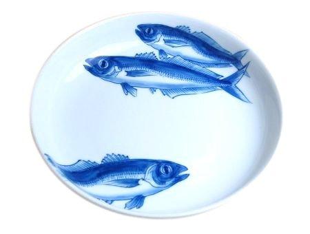 

Horse mackerel in a bowl [Arita ware] 9-inch
