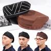 Kitchen Cooking Round Cotton Mesh Patchwork Work Wear Hats Berets Waiter Caps
