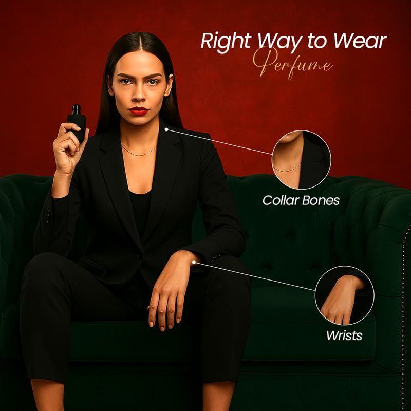 VOKKA Womania 100ml Parfüm | Luxuriöses Langanhaltendes Parfüm für Frauen | Signaturduft mit fruchtig-blumigen Noten | EDP als Geschenk |