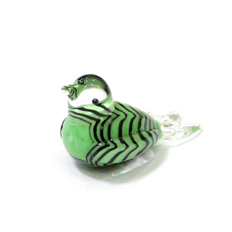 Miniature Murano Glass Bird Decorative Figurine Japan Style Home Fairy Garden Decor Accessories Lovely Handmade Animal Ornaments