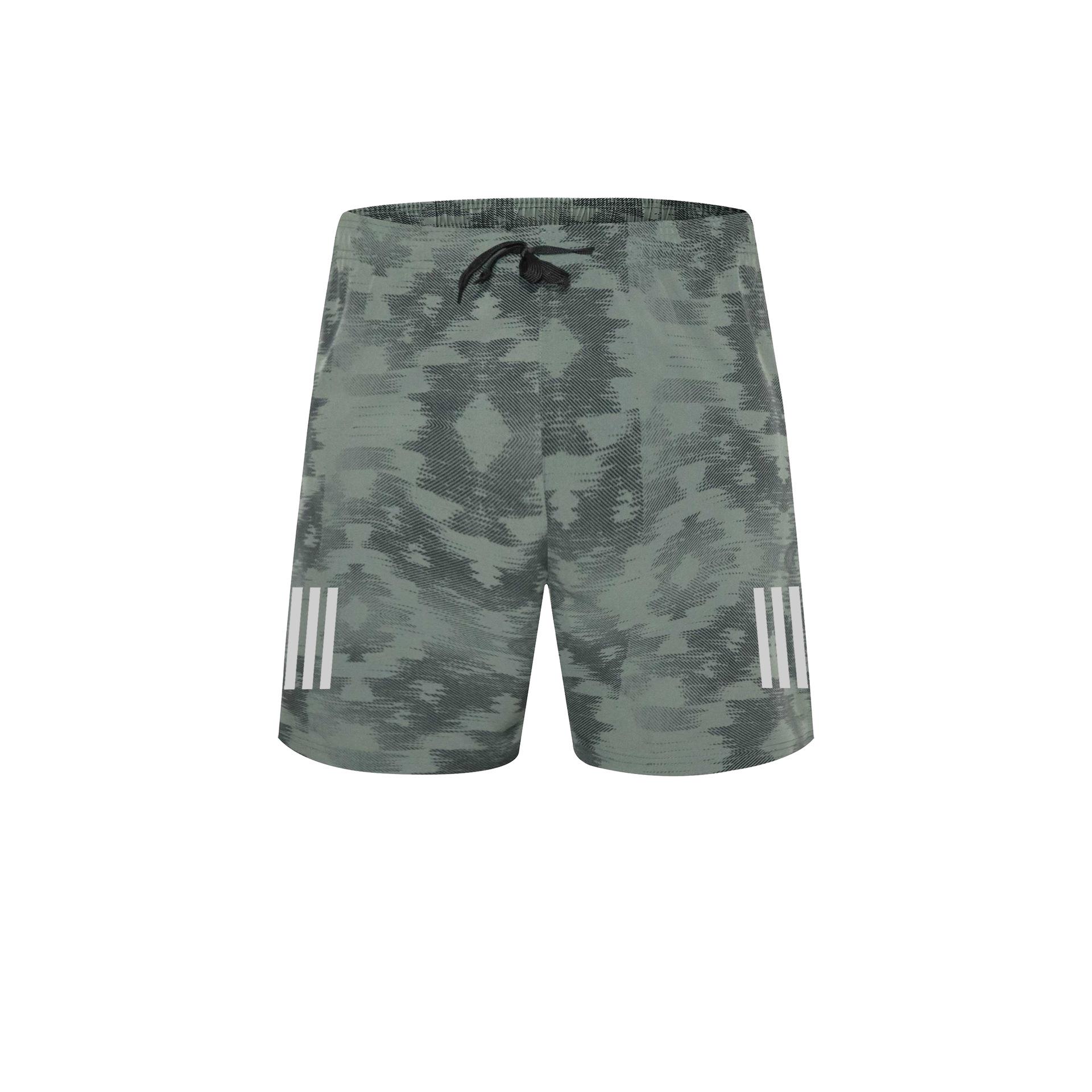 

Мужские повседневные спортивные шорты камуфляжной расцветки, быстросохнущие - летние, свободного кроя, больших размеров, длиной до колена. M