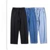 Nové outdoorové ležérní pánské rovné volné volné trendy styl poloelastický pas jednobarevné džíny pánské velikosti jsou převážně S-2XL