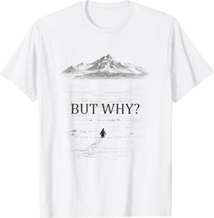 Penguin But Why Mountains T-Shirt S разноцветный