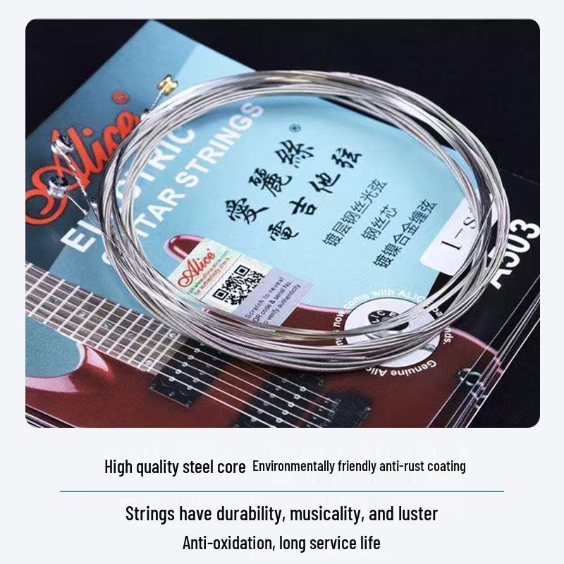 Alice A503/A506 Electric Guitar Strings, Single 1st-6th Strings