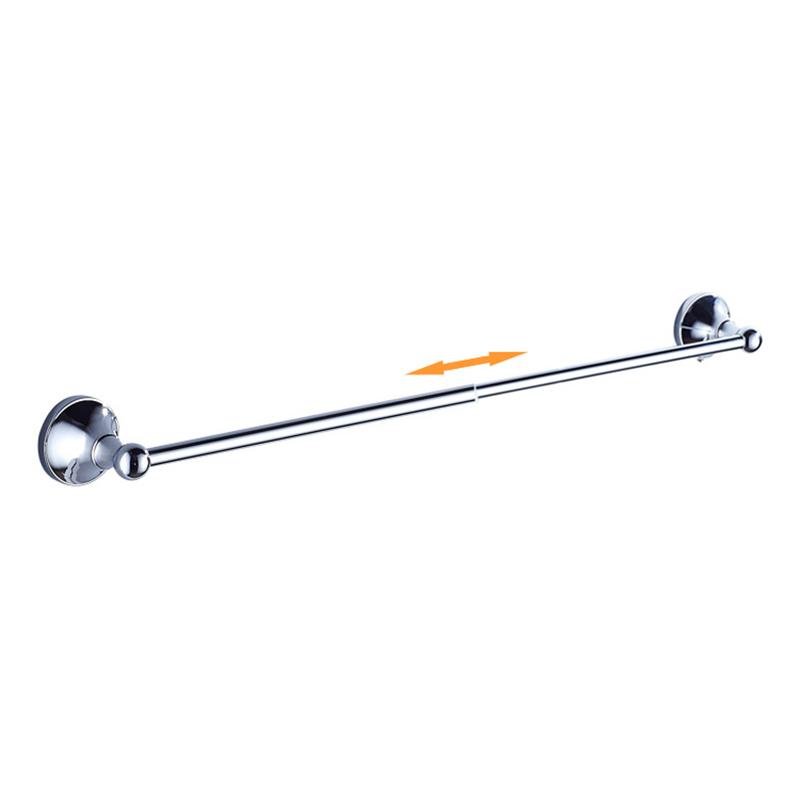 Verchromter wandmontierter Handtuchhalter Badezimmerzubehör Anhängerset Papierhandtuchhalter Kleiderhaken Toilettenbürste ELA68C