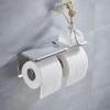 304 Stainless Steel Multi-functional Wall-mounted Tissue Holder for Hotel and Home