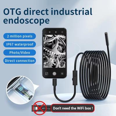 Type-c 8mm Endoscope Scope Camera 1m 2m 3.5m 5m for Car Scenarios Endoscope Cadmera with 6 Led Lights Ideal for Car Engines