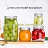 Food Grade Transparent Glass Mason Jars for Jam and Kitchen Storage