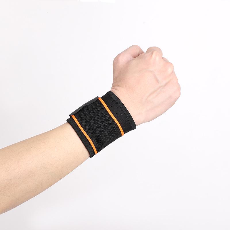Elastic Sports Compression Wrist Brace for Weightlifting, Fitness, and Tennis - Anti-Sprain Wrist Guard and Protector.
