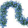 Realistische künstliche Pflanzen mit Plastikblumen, 1,8 Meter, Simulationspflanze, Hängedekoration für Kaminsimse, Wand