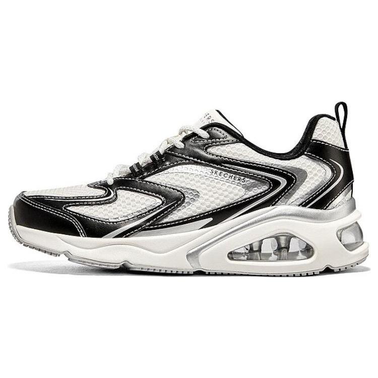 (WMNS) Skechers Tres-Air Uno Vision-airy White Black Women s 177425-WBK EU 37