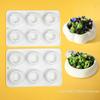 6-Cavity Silicone Cake Molds Flower-Shaped French Mousse Cake Molds Home Baking Tools Kitchen Styling Supplies