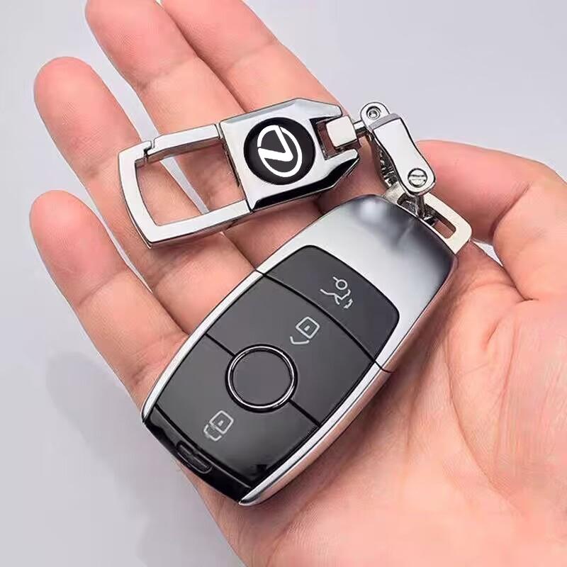 Car Metal Keychain 3D Emblem Key Ring Accessories For Lexus ES KU8