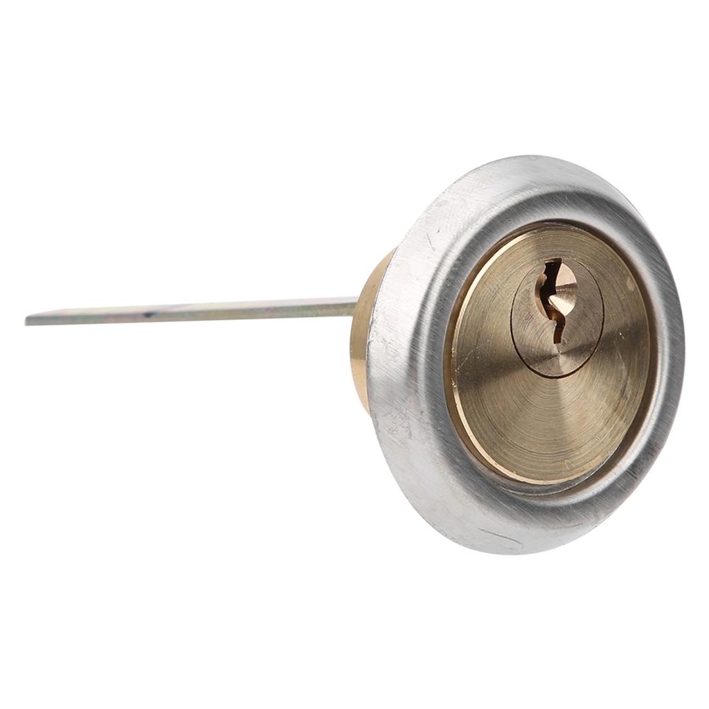 Copper Security Lock Round Anti Theft Interior Door Mechanical Lock Cylinder for Iron Wooden Safety Doors with 3 Keys