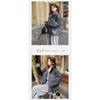 Women Stand Collar Short Spliced Windproof Padded Coat Warm Winter Casual Outerwear