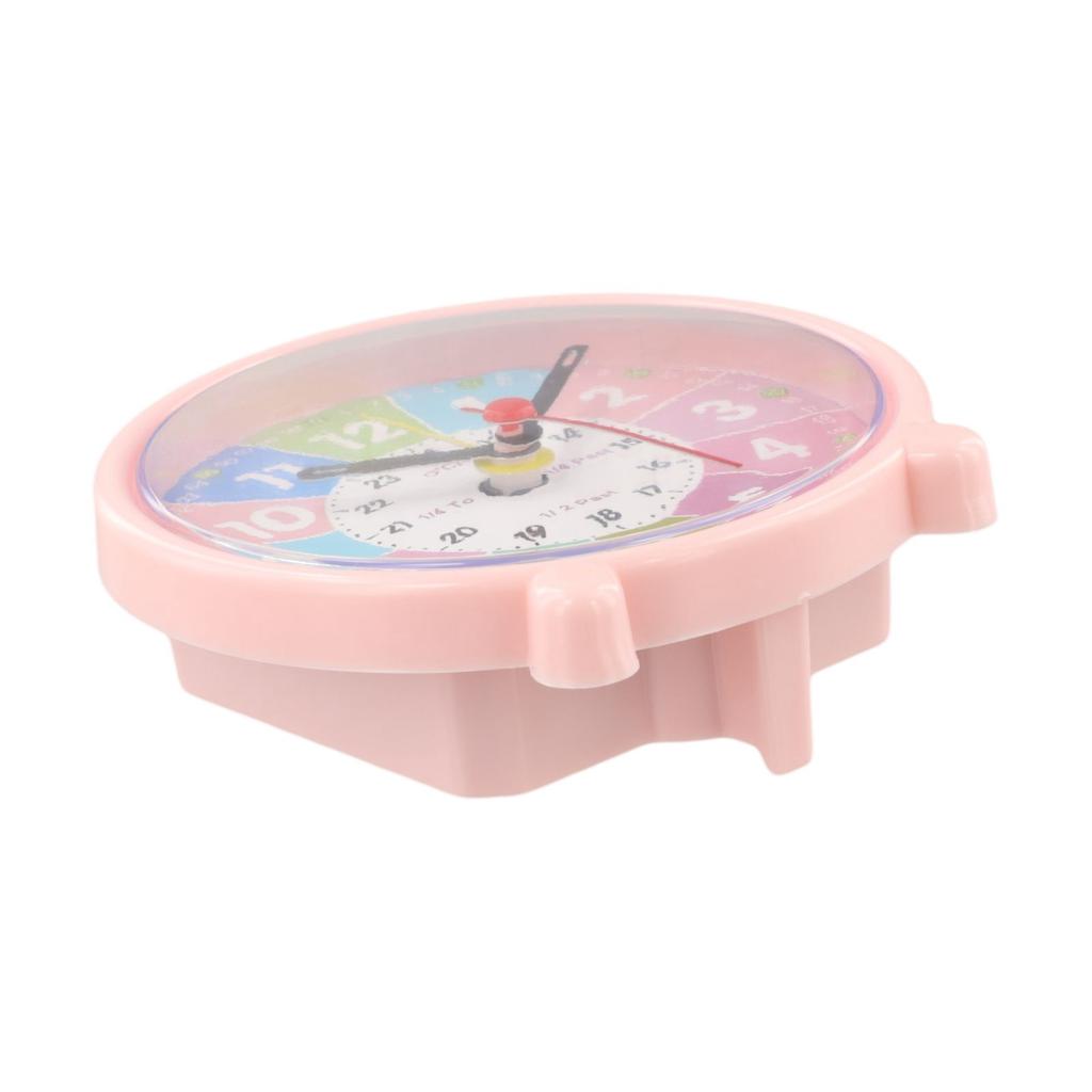 Analoge En Digitale Tijd Leren Kinderklaslokaalklok Stille Leerklok