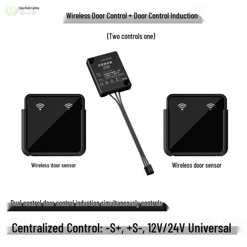 12V/24V Rechargeable Wireless Touch & Motion Sensor LED Strip Light for Cabinets
