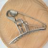 Y2K Metallic Hair Clip With Cross and Coold Pin Design For Various Hairstyle Party Daily Use Anime Fashion Accessories