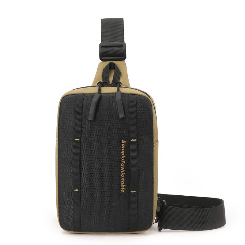 Men's Chest Bag Crossbody Bag Water-repellent Shoulder Bag Lightweight Sports Mobile Phone Bag