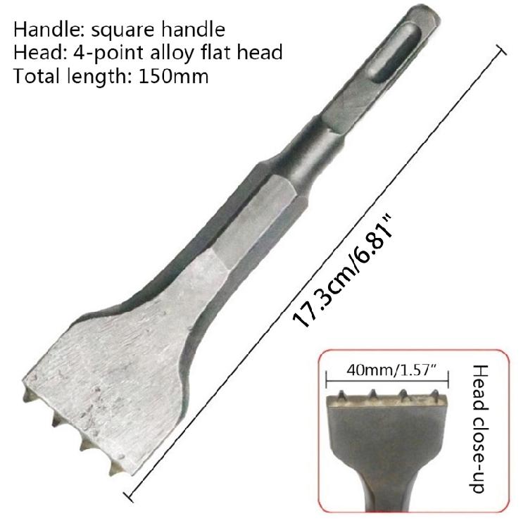 Wear-resistant Cemented Carbide Chisel Set Rotary Hammer Drill Bit Set