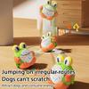 Interactive Dog Toys, 2026 New Active Moving Pet Plush Toy USB Charge Washable Disassemblable Plush Squeaky Dog Toy For Dogs