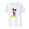 Funny Cartoon Tshirt Top Summer Blouses Short Sleeve T-shirt White Tee Mickey Mouse Graphic Clothes Gift Unisex