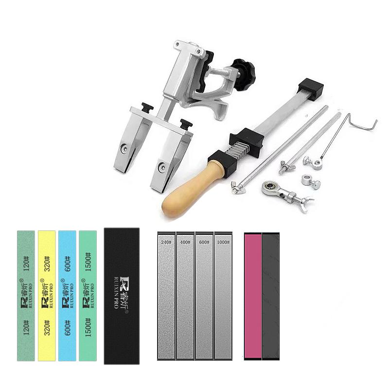 XK 2024 Fixed Knife Sharpener Kitchen Sharpening Stone Sharpeners Angle Professional Grinding System Diamond Whetstone Woodwork