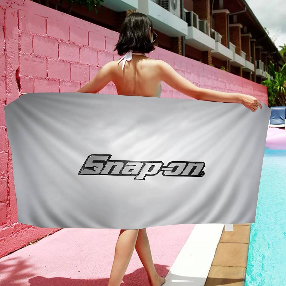 S-Snap On Car Tools Bath Towel Microfiber Soft Water Absorbing Breathable For Girl Kids Decorative Cartoon Beach Towel