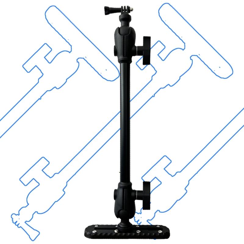 Heavy Type Kayaks Action Camera Holder Adjustable Kayaks Camera Mount for Paddling Equipment Accessories