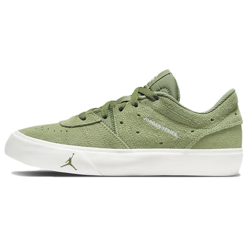 Jordan Air Jordan Series Comfortable Slip Resistant Cushioning Low top Kids' Skateboarding Shoes Green White Teenagers DN3205-300