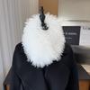 Magnetic Attraction Plush Scarf for Women Winter Warm Neck Warmer  for Outdoors