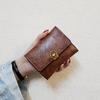 Women’s PU Leather Trifold Wallet Leaf Embossed Short Purse RFID Card Holder Coin Pocket ID Window Cash Organizer Turn Lock