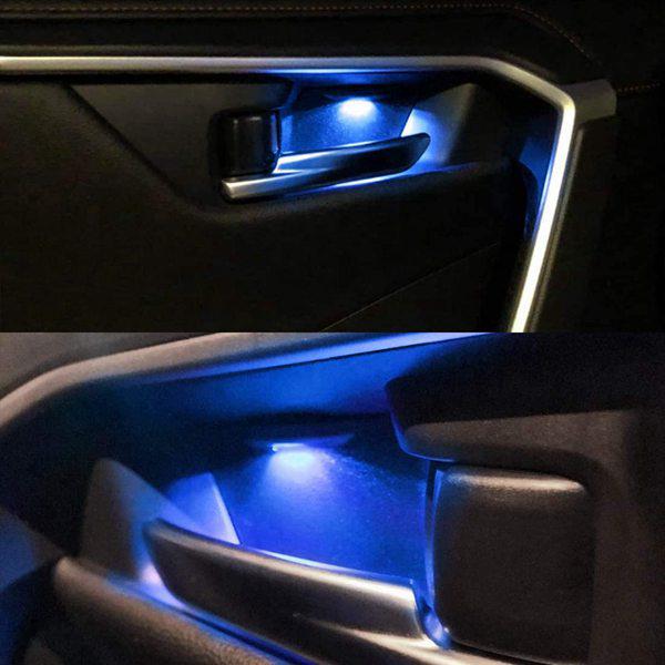 Compatible with 19-20 Toyota RAV4: LED Interior, Door Handle, Ambient Lighting, and Interior Modifications.