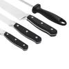 Premium High-Carbon Stainless Steel Kitchen Knife Set, 4-Pieces (with Sharpener), Silver