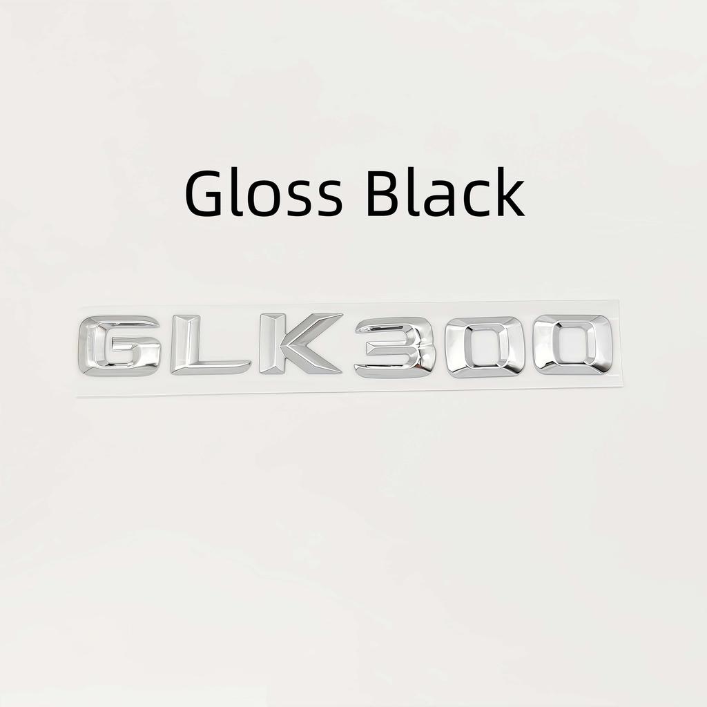 1pc 3d ABS GLK 260/300/350/400 Badge Sticker Car Rear Trunk Emblem Decal High-Quality Accessories