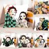 KKimetsuS No YYaibas Case Plush Fabric Soft Pillowcase Double Sided Print Cushion Cover Household Gifts
