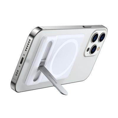 Foldable Phone Stand with Magnetic Holder, White