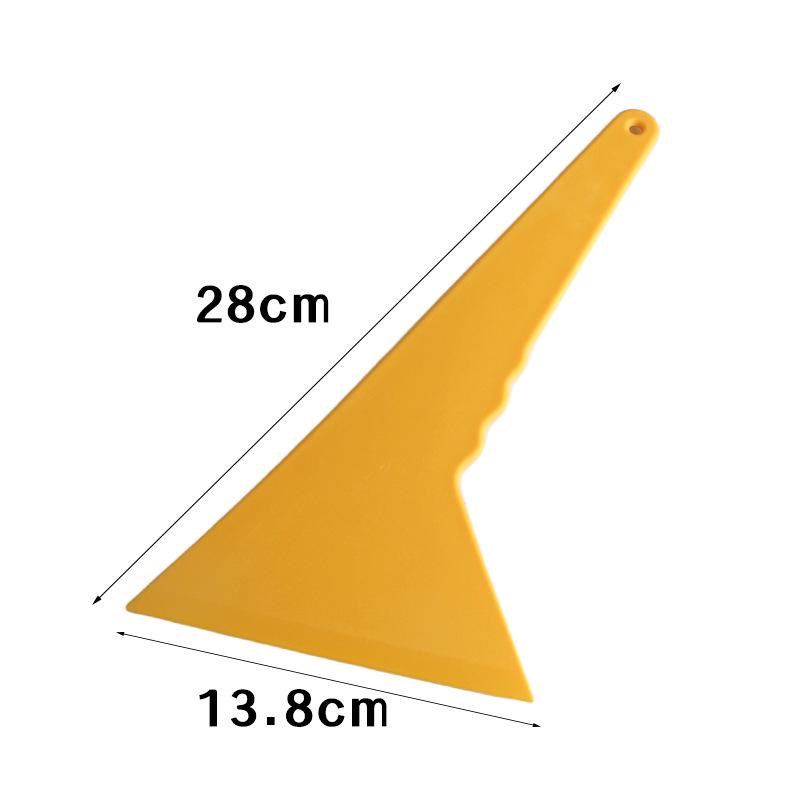 High-Temperature Resistant Wallpaper & Baking Film Squeegee – Seam Filler, Edge Trimmer, Front Windshield Hard Scraper Tool