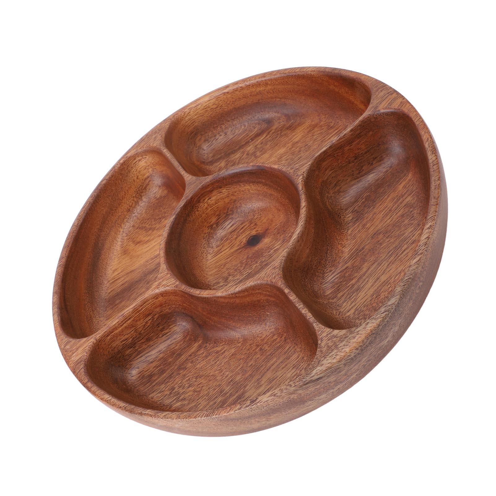 

Nuts Storage Platter Tray Wooden Serving Tray Dessert Fruit Veggie Food Serve Plate for Party Family Dinner Holiday Home Warming