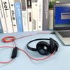 Callez Headset USB-Anschluss mit doppelter Geräuschunterdrückung PC Hochleistungsmikrofon ENC Lautstärke Stummschaltung kompatibel mit links und rechts Clear