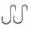 Hilogic TQOOL Side-Sway Stabilizing S-Hooks, Large, 145mm, Black, Pack of 2 (Product Code: 95353)