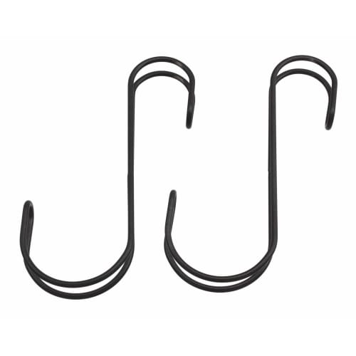 

Hilogic TQOOL Side-Sway Stabilizing S-Hooks, Large, 145mm, Black, Pack of 2 (Product Code: 95353)