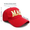 New Maga Letter Embroidery Baseball Cap Unisex Outdoor Sports Peaked Cap Sun Hat