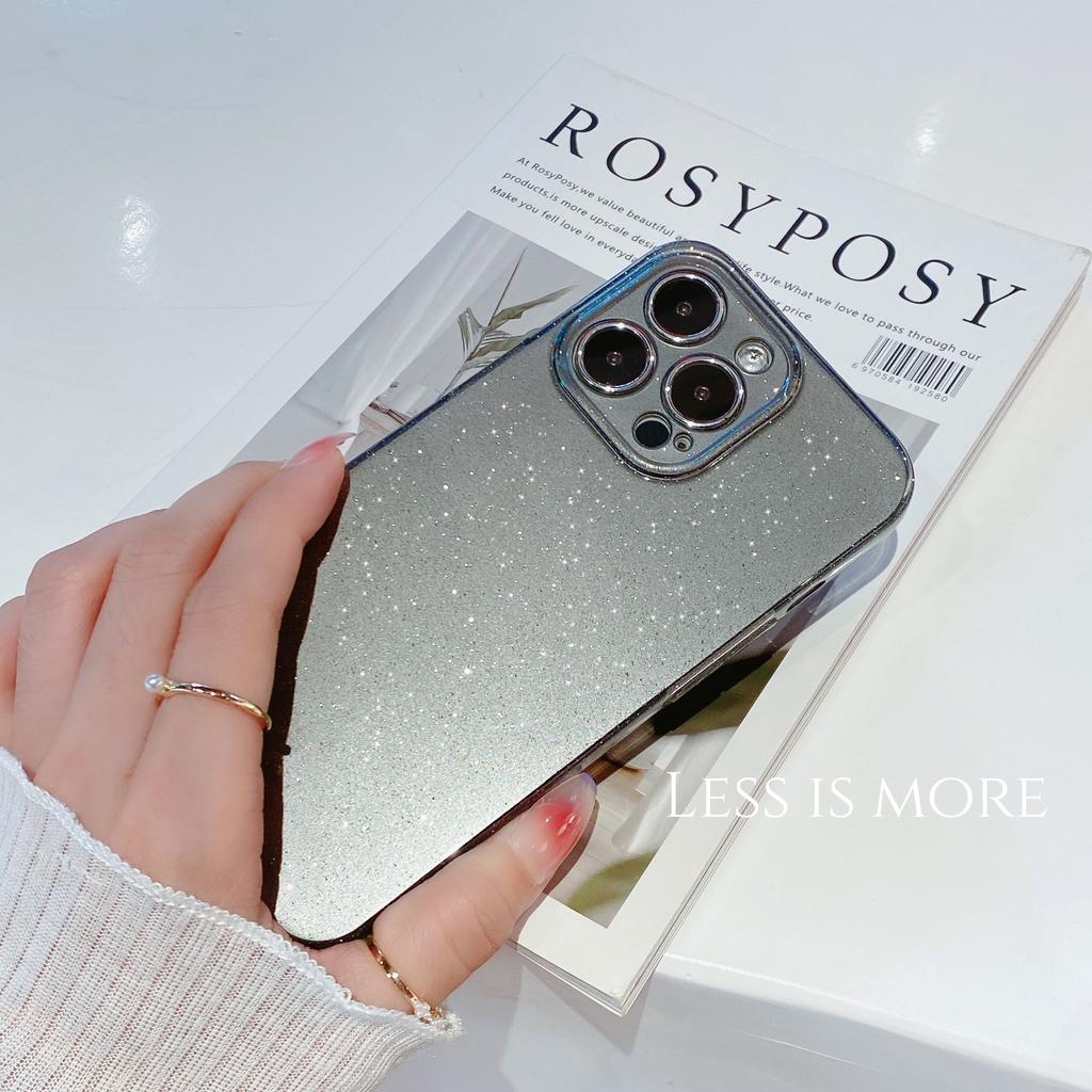 Luxury Bling Glitter Neon Candy Color Case For iPhone 17 Air 16 15 14 Plus 13 11 12 Pro X XS XR Max Soft Silicone Bumper Cover