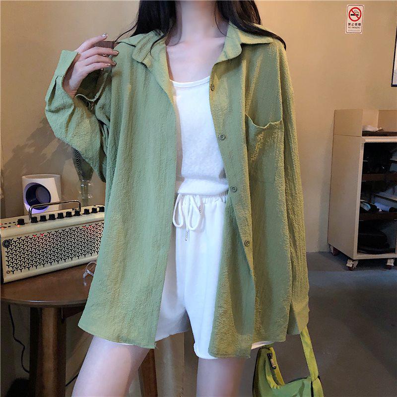 Dámský retro kardigan s ochranou proti slunci ve stylu Hongkongu - Letní design s dlouhým rukávem, lehký a trendy