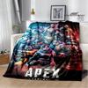 Coperte Stampate 3D Apex Legends Coperte Calde alla Moda Coperta Morbida e Confortevole Coperta per Casa Viaggio Regalo di Compleanno